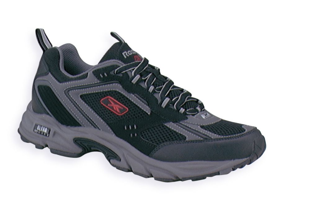 Reebok Mens Trail Wave Lite Running Shoe - Black/Gray