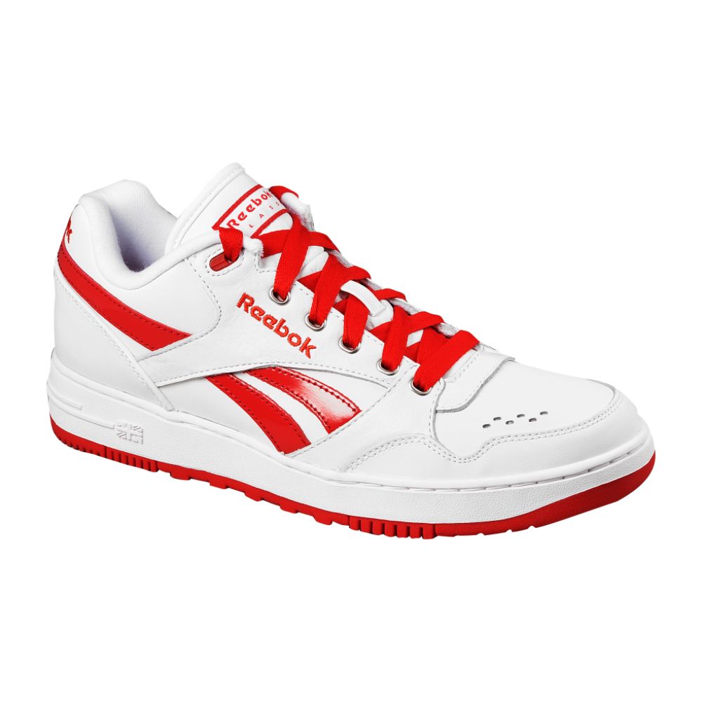 Reebok - Mens Bb Jam Low - White/Red
