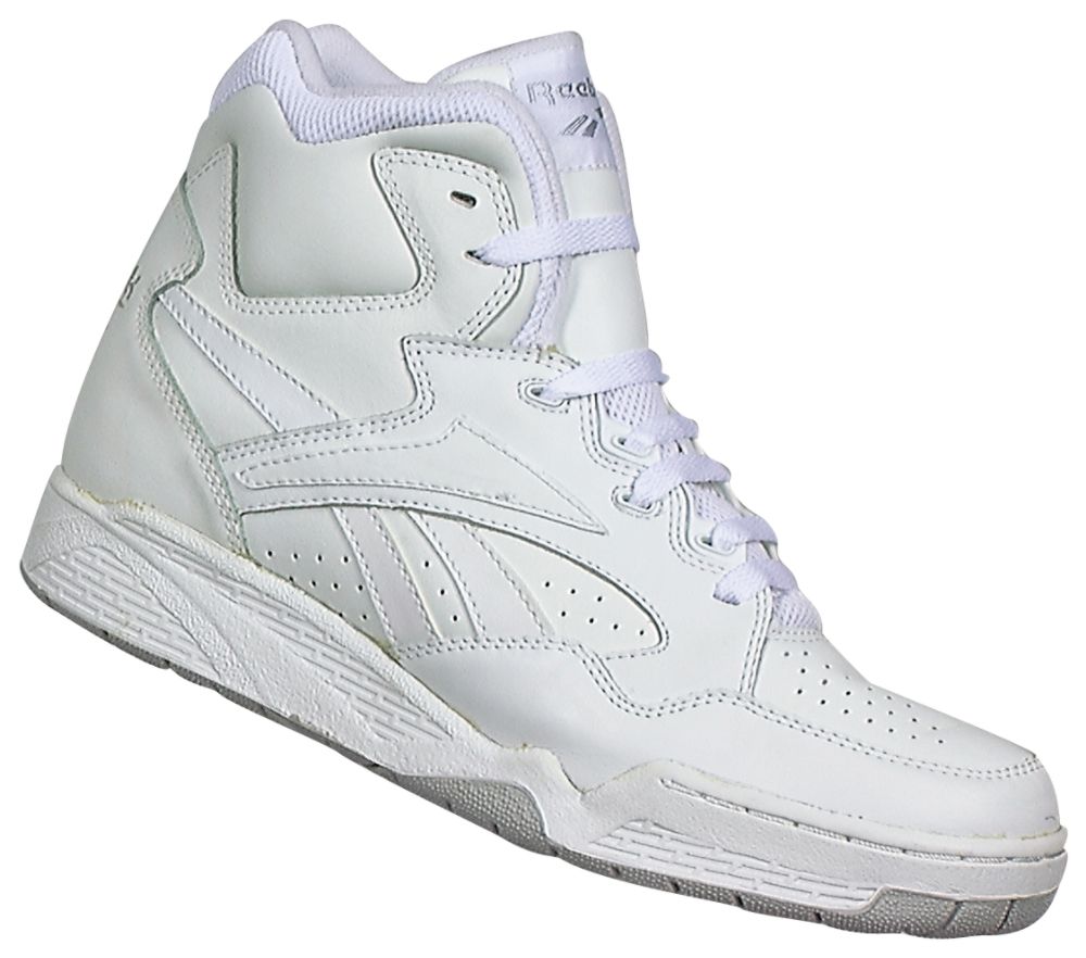 Reebok Mens BB4600 Ultra Hi Leather Basketball Shoe - White