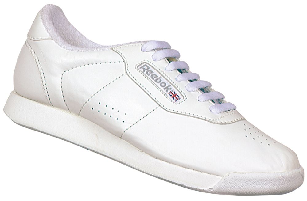 Reebok Womens Princess Leather Aerobic Shoe - White