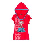 Bobby Jack Girl's 7-16 Hoodie Tee, 