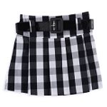 Amy's Closet Girl's 4-6x Belted Plaid Scooter