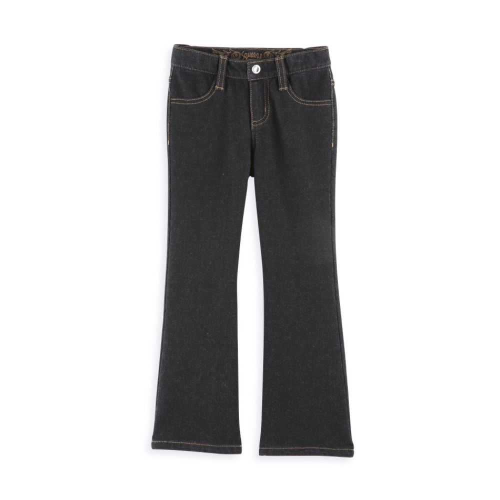 Squeeze Kids Girl's 4-6x 5-Pocket Denim Look Knit Pant