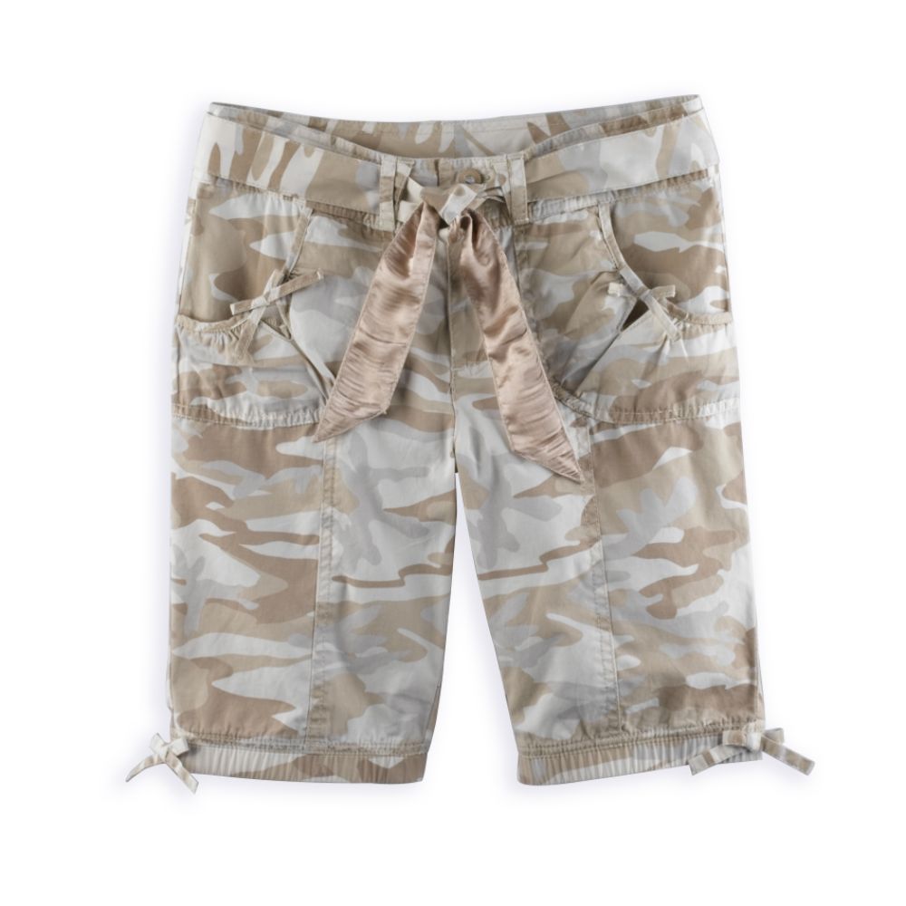 Canyon River Blues Girl's 7-16 Self Belt Non Denim Bermudas