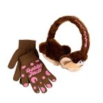 Bobby Jack Girl's 7-16 Earmuff & Glove Set