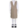 V-Neck Pleated Jumper