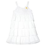 Amy's Closet Girl's 4-6x Gauze 5-Tier Tank Dress