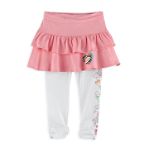Bobby Jack Girl's Plus Solid Knit Skirt with Solid Legging