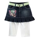 Bobby Jack Girl's Plus Cheer Skirt with Leggings "Cute & Nerdy"