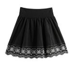 Joey B Girl's 7-16 Butterfly Embroidered Skirt