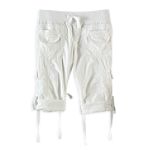 Almost Famous Girl's 7-16 Poplin Knit Waist Patch Pocket Capri