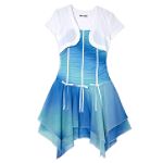 Amy's Closet Girl's Plus Bolero, 3 Ribbon Dress