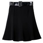 Amy's Closet Girl's Plus Belted Tulip Skirt