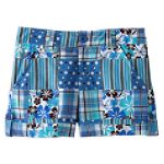 Canyon River Blues Girl's Plus Patchwork Short