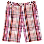 Amy's Closet Girl's 7-16 Plaid Bermuda