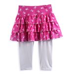 Zoey Girl's 7-16 Skegging - Skull Print Skort with Solid Legging
