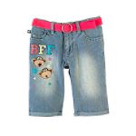 Bobby Jack Girl's Plus Denim Bermuda with 
