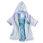 Baby Buns Toddler Girl's 2-Piece Floral Print Swimsuit with Terry Robe