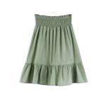 Missunderstood Girl's Plus Solid Broomstick Skirt