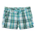 Canyon River Blues Girl's Plus Plaid Short