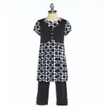 Disorderly Kids Girl's 7-16 Polka Dot Tunic with Vest & Leggings