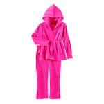 US Polo Assn. Girl's 4-6x Velour Pant Set