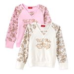 US Polo Assn. Girl's 4-6x Sweater with Foil Print