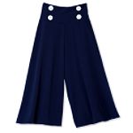 Amy's Closet Girl's 4-6x Gaucho with Sailor Button