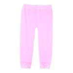 Canyon River Blues Girl's Plus Seamless Capri Legging - Lace Trim