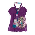 Disney Wizards of Waverly Place Girl's 7-16 Scarf Top