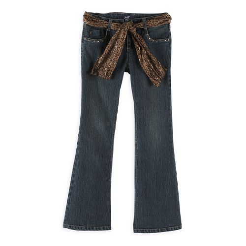 Shopping Dudes Hot Deal for: Jolt Girls 7-16 Denim Jean with Studs & Animal Pr