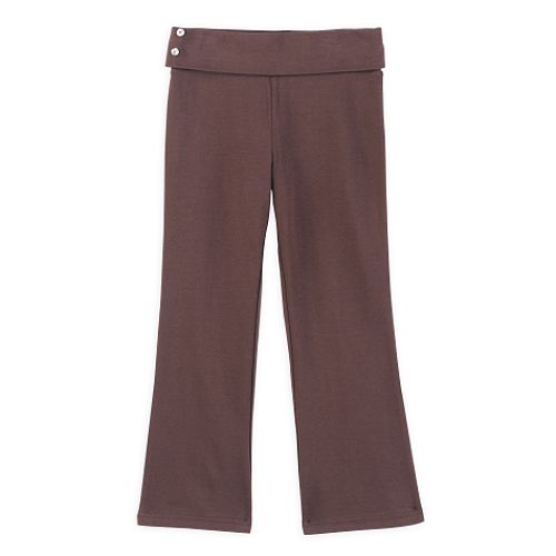 Toughskins Girl's 4-6x Knit Roll Waist Yoga Pant