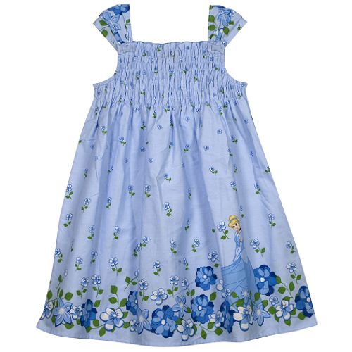 Disney Princess Girl's 4-6x Princess Short Sleeve Smocked Dress