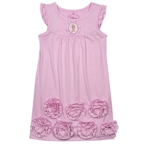 Disney Princess Girl's 4-6x Short Sleeve Princess & The Frog Dress