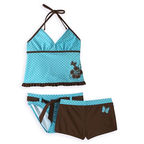 Joe Boxer Girl's 7-16 Polka Dot Tankini