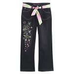 Bobby Jack Girl's 7-16 Porkchop Pocket Jean with Star Print