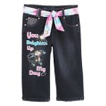 Bobby Jack Girl's 7-16 Capri Jean with Brighten
