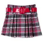 Amy's Closet Girl's 4-6x Pleated Plaid Scooter