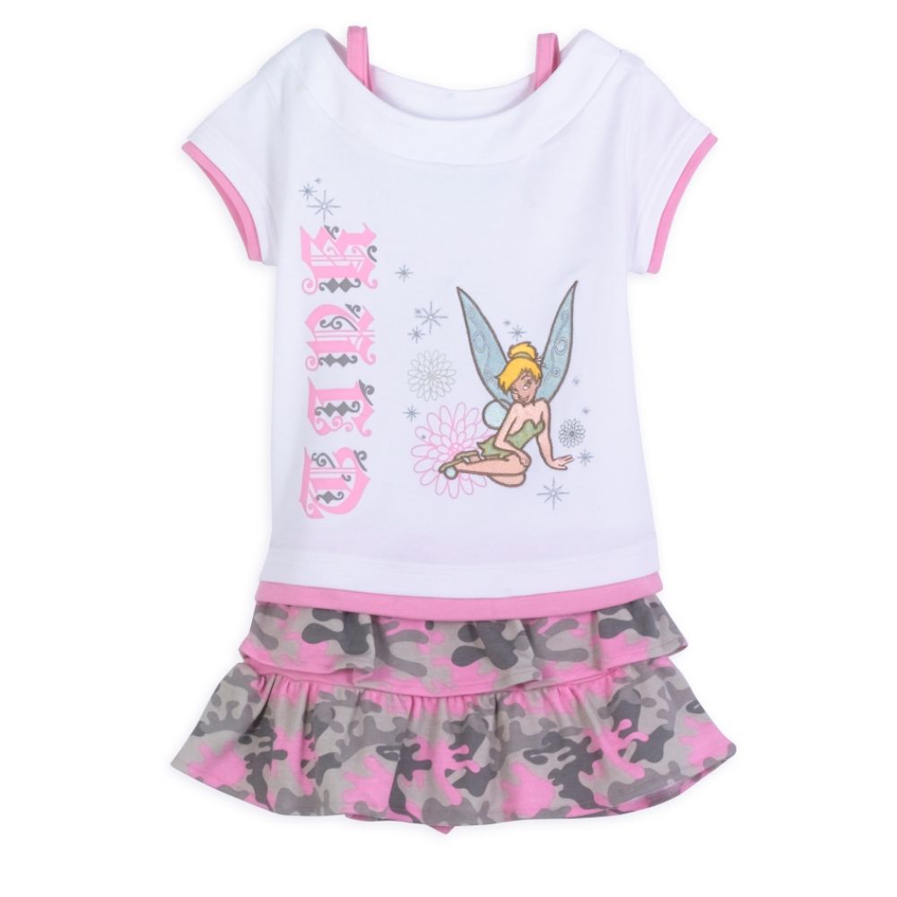 Disney Girl's 4-6X Short Sleeve Tinkerbell/Fairies Tee