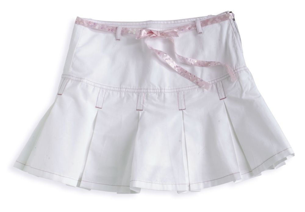 Personal Identity Girl's 7-16 Cotton Poplin Cheerleader Skort