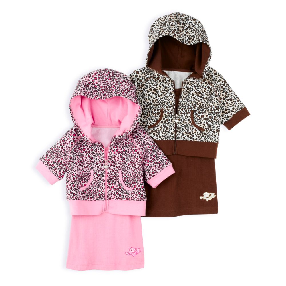 Self Esteem Girl's 7-16 Short Sleeve Hoodie, Deep V-Neck with Inset, Princess Hearts & Butterflies
