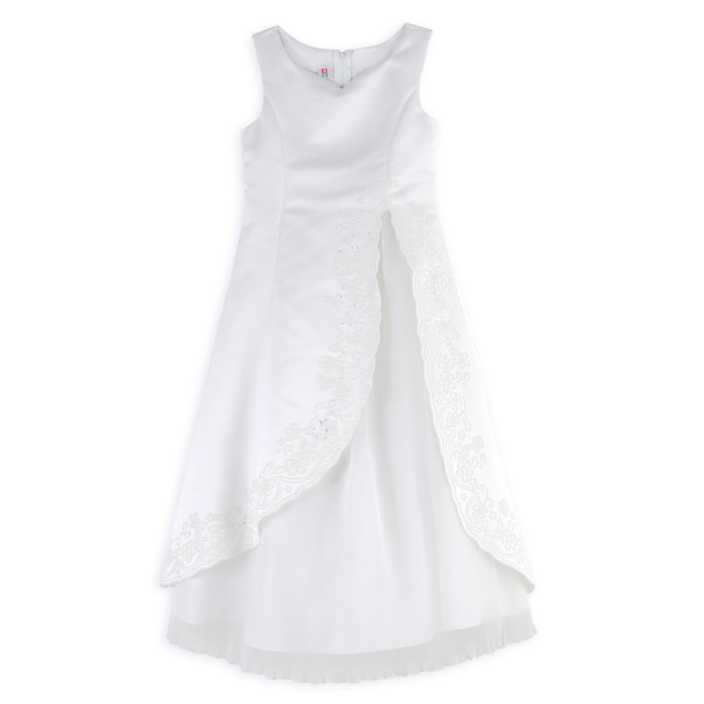 Muneca Girl's 7-16 Sleeveless Communion Dress with Caviar Beading, Crystal Pleat Skirt