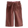 Girl's Plus Woven Mid Calf Capri