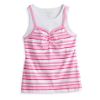 Girl's Plus Stripe Halter/Tank 2-Fer