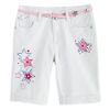 Colored Denim Cuffed Bermuda