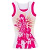 Girl's Plus Mock Layered Screen Print Tank