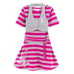 Youngland Girl's 4-6X Striped Knit Dress