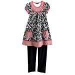 Speechless Girl's 7-16 Plus Printed Tunic with Legging Set