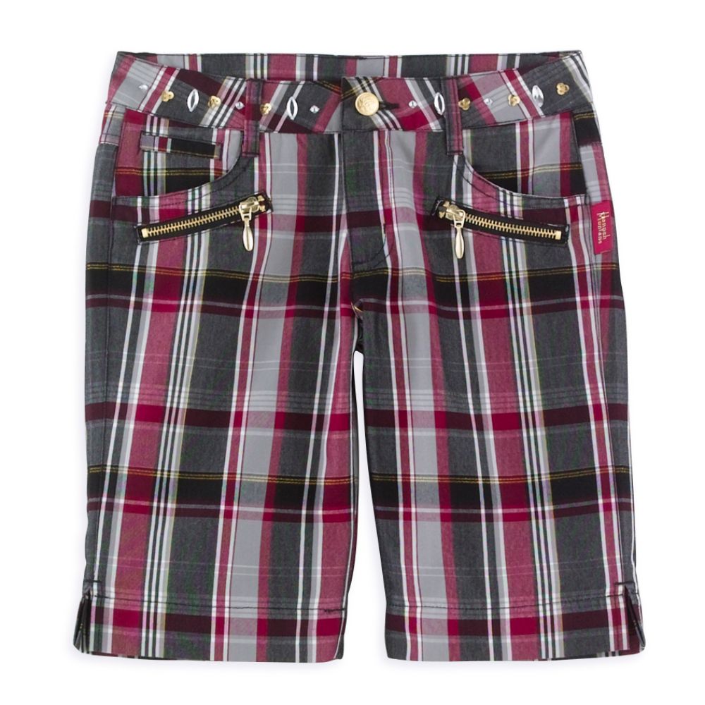 Girl's 7-16 Plaid Bermuda
