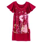 Hannah Montana Girl's 7-16 Flutter Sleeve Knit Dress